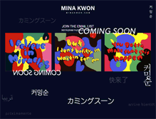 Tablet Screenshot of minakwon.com